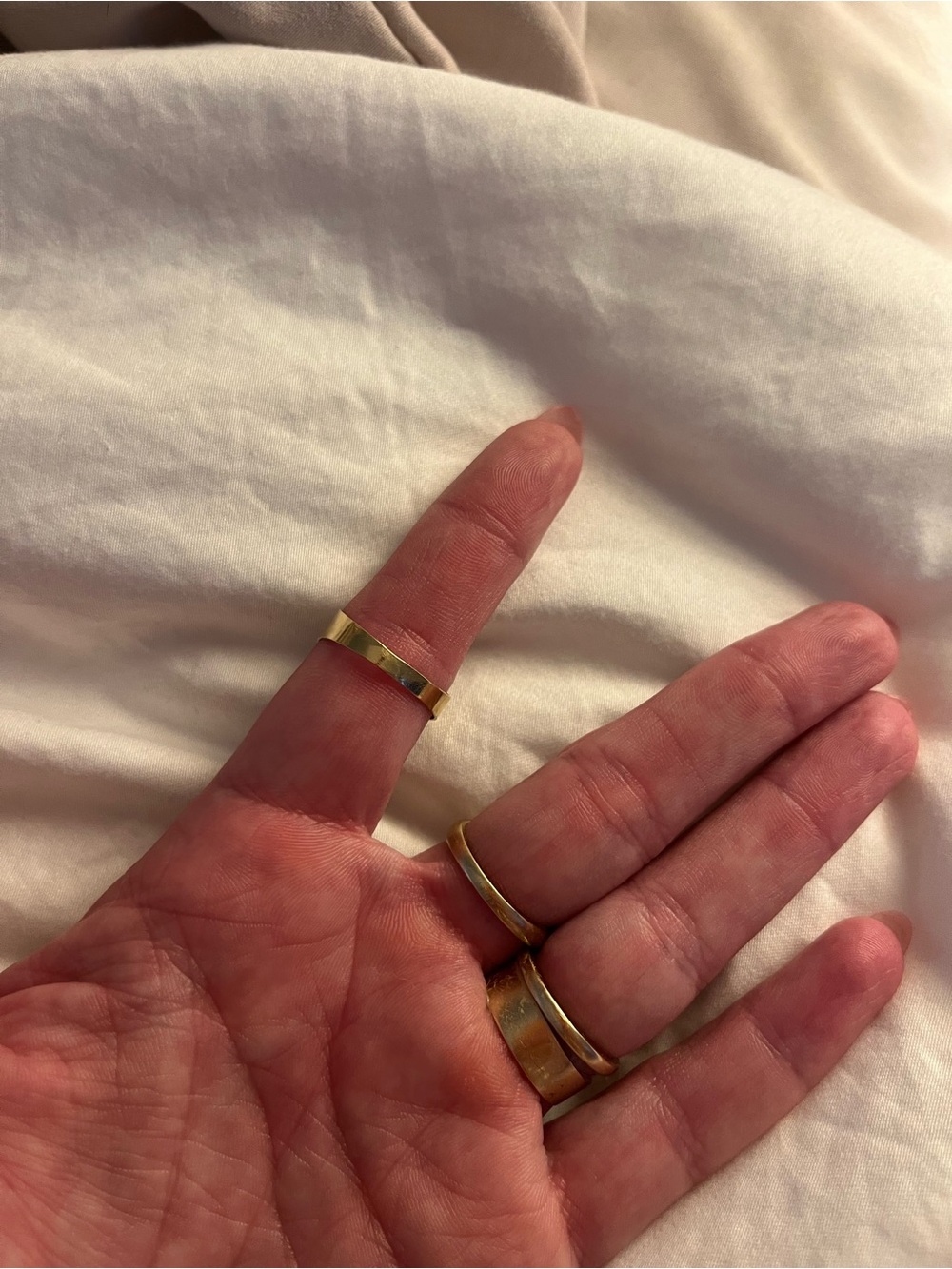 18K yellow gold aquamarine ring - Picture 6 of 8